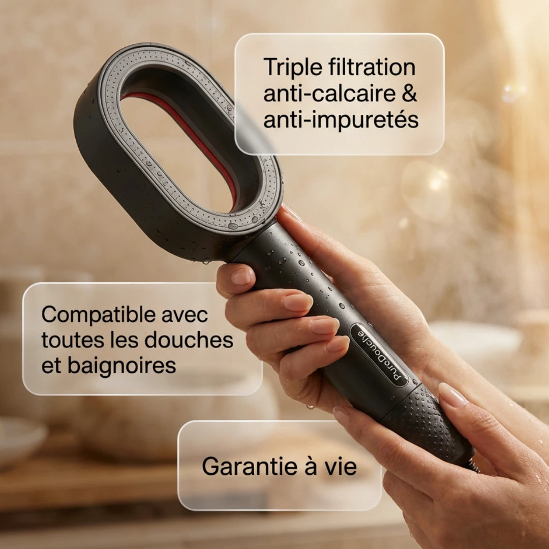 PureDouche® : Stoppez les dégâts invisibles causés par votre eau.