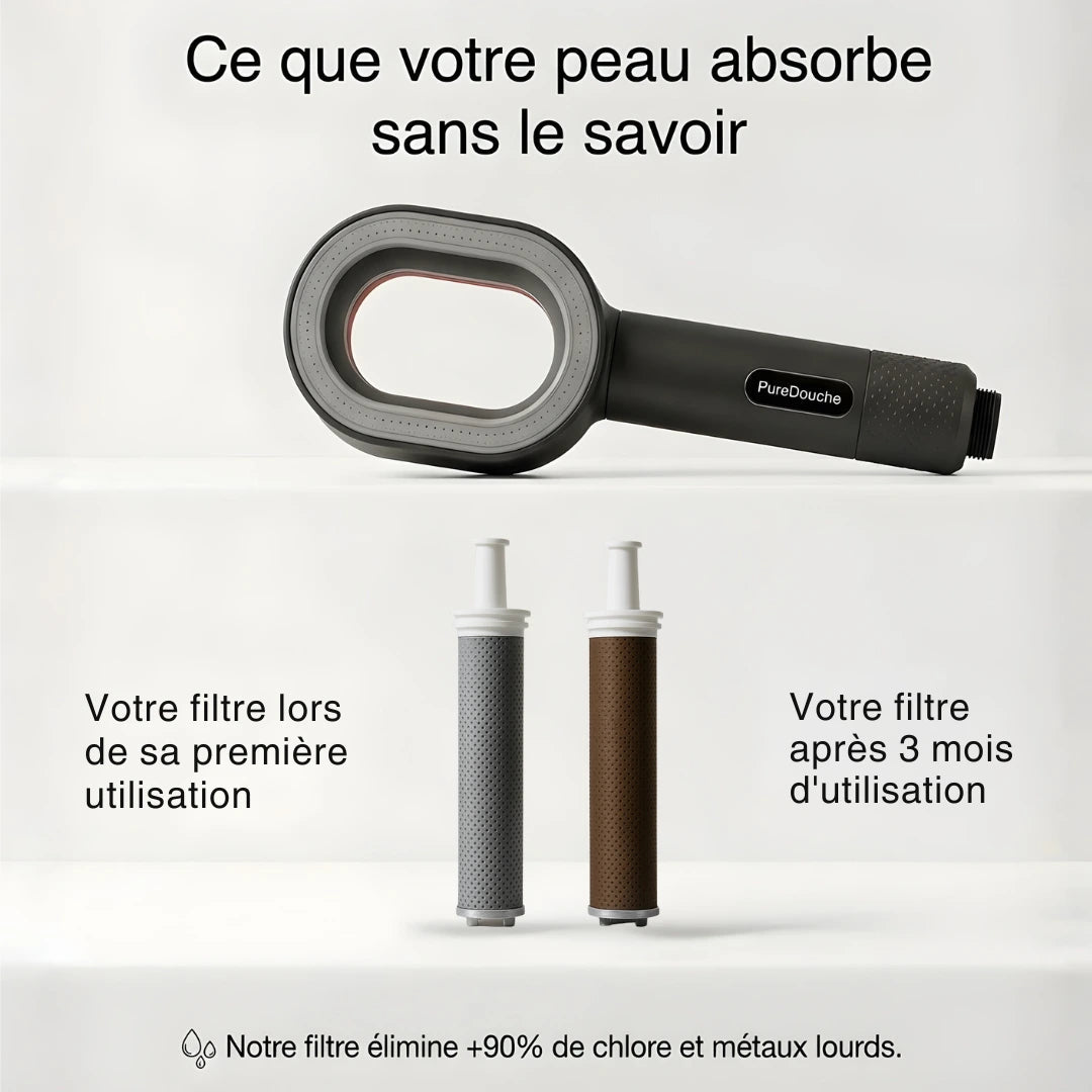 PureDouche® : Stoppez les dégâts invisibles causés par votre eau.